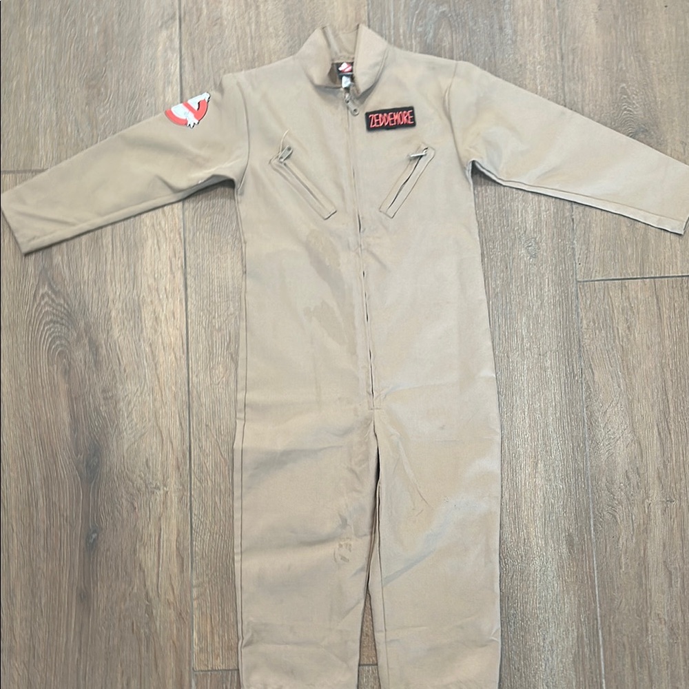 Ghostbusters tan Kids Jumpsuit. Great for play or Halloween.